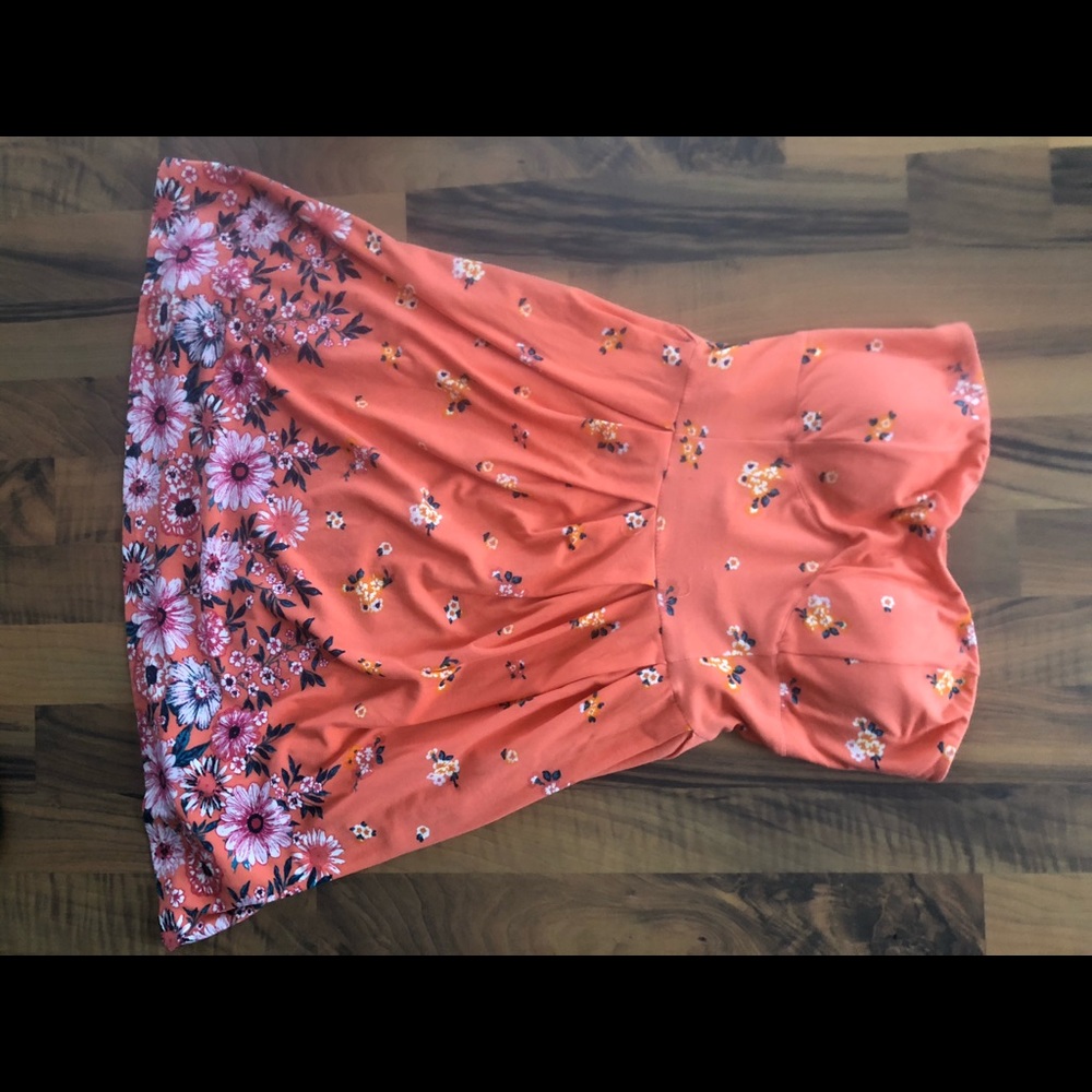 strapless mini dress